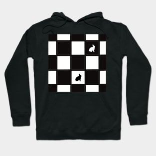 rabbit checker Hoodie